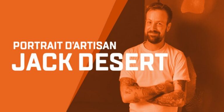 Portrait de Jack Désert, Artisan peintre